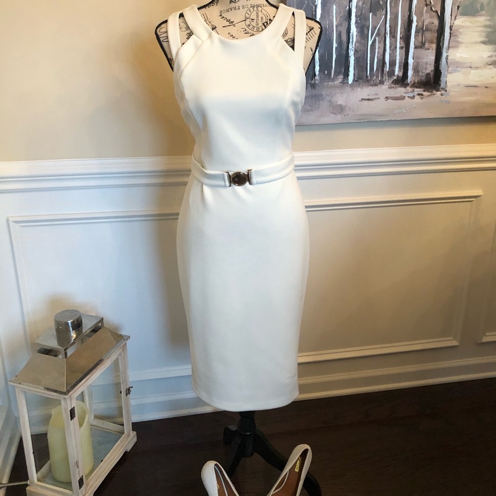 Guess white dress size 12